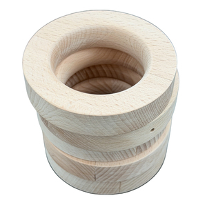 <span class=keywords><strong>Anneau</strong></span> <span class=keywords><strong>de</strong></span> <span class=keywords><strong>dentition</strong></span> en bois brut <span class=keywords><strong>personnalisable</strong></span> pour bébé, idéal pour l'artisanat - Product Image 4