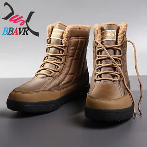 Botas de Nieve y Arena Impermeables para Parejas, Talla Grande, Estilo Cortavientos, Zapatos de Algodón para Invierno y Otoño - Product Image 6