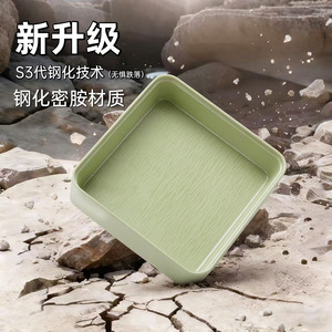 Plato de Carne de Res en Rodajas Frescas Estilo Snowflake de la Restaurante Mountain Breeze Hot Pot, Plato Rectangular de Melamina Comercial para Tripas - Product Image 3