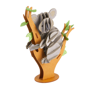 Cupuz động vật tự làm loạt <span class=keywords><strong>Koala</strong></span> Mô Hình Bộ dụng cụ lắp ráp đồ chơi trẻ em trẻ em <span class=keywords><strong>3D</strong></span> giấy câu đố - Product Image 2