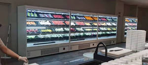 Réfrigérateur de présentation pour fruits et légumes avec pulvérisation d'eau, maintien au frais, équipement de réfrigération commercial - Product Image 2