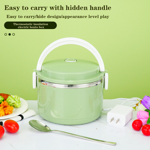 Thép Không Gỉ Tùy Chỉnh Xách Tay Điện Hộp Ăn Trưa Ấm Hơn Nhiệt Hộp Thực Phẩm Container Phích Ấm Bento Hộp Ăn Trưa - Product Image 6