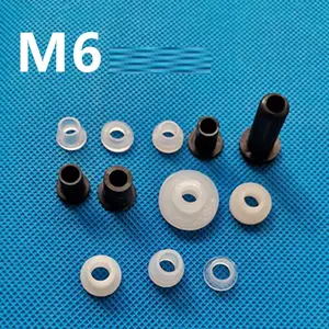 sleeve plastic bearing sleeve nylon shaft grommet shoulder washer Plastic sealing gasket M6