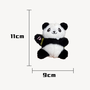 Cartone animato abbraccio ricco di <span class=keywords><strong>mele</strong></span> peluche zaino carino Panda fiore modello leggero piccola borsa da viaggio con funzione di sollievo dallo Stress - Product Image 6