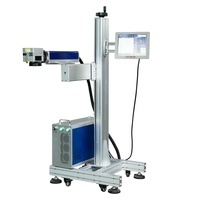 Vàng bạc đồng sắt băng tải 1064nm bay loại sợi <span class=keywords><strong>Laser</strong></span> đánh dấu máy dây chuyền sản xuất cho sợi <span class=keywords><strong>laser</strong></span> bút đánh dấu - Product Image 2