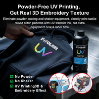 Encre DTF UV neutre FCOLOR pour tête d'impression Epson I3200 Xp600 L805 L1800 Dx5 Dx7 R1390 R2000 P400