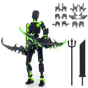Offre Spéciale : Figurine Robot Articulée Multi-Points de Liaison pour la Décompression, Modèle d'Action Imprimé en 3D pour Jouets Enfants - Product Image 3