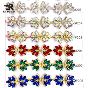 Honor of Crystal Glass strass rhirestone a catena per abito da <span class=keywords><strong>sposa</strong></span> stile Flatback accessori per camicie scarpe da <span class=keywords><strong>sposa</strong></span> - Product Image 1