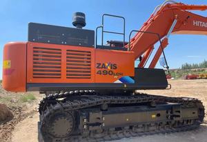 Japan Used HitachiZX490LC Crawler Excavator 2020 Model Cummins Engine 1.2m Bucket Capacity 50 Ton Operating <b>Weight</b> High - Product Image 4