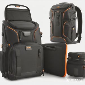 Mochila de nailon impermeable profesional de gran capacidad para cámara réflex digital y video, personalizada de fábrica BSCI, para fotografía de viajes. - Product Image 2