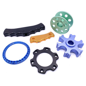 Karting Polished Machining Customized Auto Anodized Aluminum CNC Lathe Aerospace Parts - Product Image 1