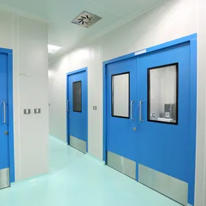 Portes médicales extérieures de taille Standard pour porte de salle blanche hermétique d'hôpital