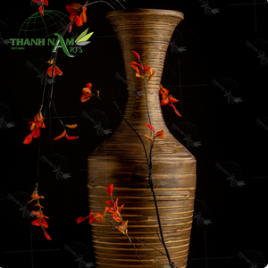 Vente chaude Décoration de La Maison Fabriqué À La Main En Bambou Gradient Vase Durable pour Salon Fleur Planteur - Product Image 2