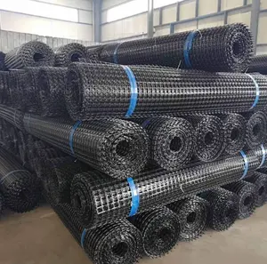 Ce belgesi ile yol yapımı için 20kn/M plastik eksenli Geogrid