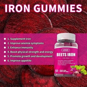 Bonbons gélifiés à la vitamine G pour adultes, sans sucre, améliorent l'immunité, favorisent la santé des cheveux, de la peau et des ongles, fabrication OEM ODM sur mesure, saveur naturelle - Product Image 2