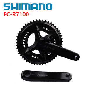 Cho Shimano 105 R7100 2x12 Tốc Độ <span class=keywords><strong>Hollowtech</strong></span> <span class=keywords><strong>II</strong></span> Crankset Cho Đường Xe Đạp 50-34T Crank 12 S 165Mm/170Mm/172.5Mm/175Mm Xe Đạp - Product Image 2