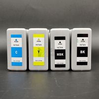 Cartouche d'encre à colorant PFI-107 130ML avec puce pour Canon Imageprograf Ipf770 670 680 PFI107 entièrement Compatible DHL UPS TNT FEDEX EMS