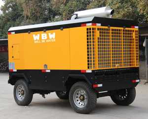 מדחס אוויר בורגי נייד דיזל WBW SDY-28/15 28 מטר/דקה 15 בר, משאבה משומנת, מנוע חוסך אנרגיה ויעילות גבוהה - Product Image 4