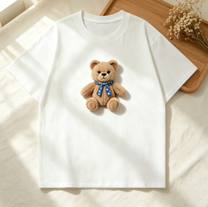 Camiseta de Verano para Niño, Color Rosa Polvoriento, Tela Piqué, Estampado, Manga Raglán, Marca Lovely Boy, Compañía Holiday Trading, Pedido ODM, Suministro B2B, a la Moda - Product Image 5