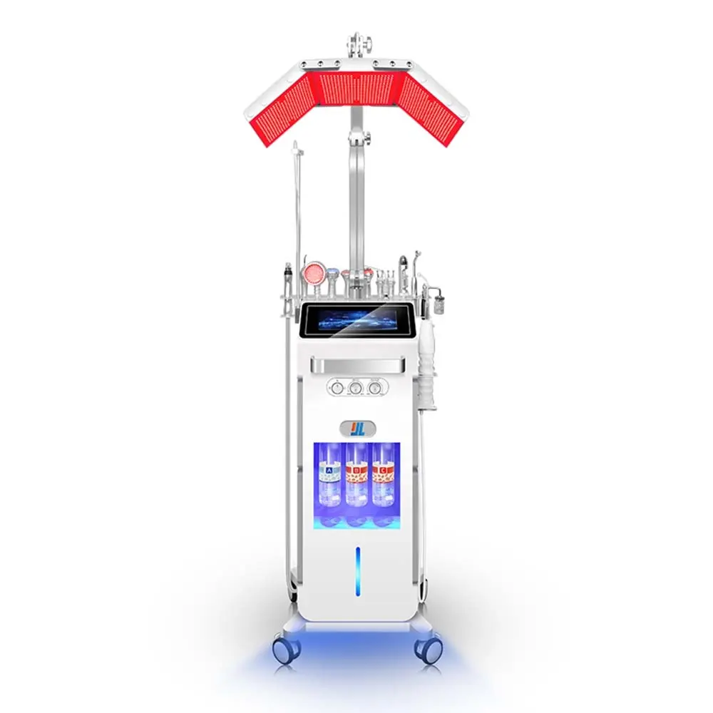 सौंदर्य सैलून पेशेवर हाइड्रो डायमंड पीलिंग पानी बहु-कार्यात्मक सूक्ष्म डर्माब्रेशन हाइड्रा ऑक्सीजन चेहरे मशीन