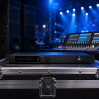 Procesador de audio digital de 8 entradas y 8 salidas con pantalla, sistema de gestión de audio DSP para PA profesional