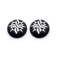 Lot de 10 poignées de pouce pour manette PS5 et Xbox, accessoires compatibles avec les manettes de dessins animés, pour réparation, couverture