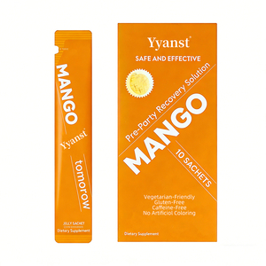 เยลลี่มะม่วงแบบแท่ง คุณภาพสูง แบรนด์ส่วนตัว ผสมสารสกัด DHM  เยลลี่บำรุงตับแบบพกพา - Product Image 1