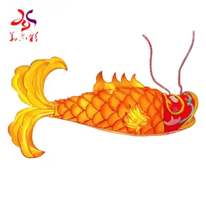Kích thước tùy chỉnh Truyền Thống Trung Quốc lễ hội Cá lụa động vật đèn lồng