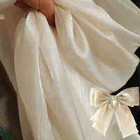 Flüssiger Satin-Stoff Grüner Organza-Stoff Glitzer-Flüssigsatin-Stoff Lilien-Garn Organza für Hanfu-Kleid Rock Kleid