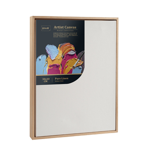 Hot-selling High Quality 30x40cm Artist Level Pure Linen <strong>Canvas</strong> Painting with Floating <strong>Frames</strong> - Product Image 2