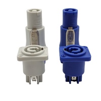 Connecteur de prise d'alimentation femelle Powercon à 3 broches, prise de sortie 3 cœurs, Powercone gris, connecteur Powercon à 3 broches
