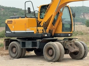 Hyundai 150W-9 Excavatrice sur pneus d'occasion, Machine de génie civil et de construction d'occasion, Pelle sur chenilles, Machine hydraulique - Product Image 3