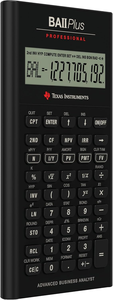 เครื่องคิดเลขวิทยาศาสตร์ Texas Instruments BA II Plus ของแท้ แบรนด์ใหม่ สีดำ 10 หลัก ใช้แบตเตอรี่ ตัวเครื่องพลาสติก สำหรับงานการเงิน - Product Image 2