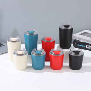 กระติกน้ำร้อนสแตนเลสแบบพกพาขนาดเล็กทันสมัย พร้อมฝาปิดกันรั่วและดีไซน์รักษ์โลก - Product Image 1