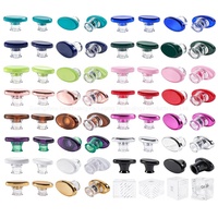Flacon de parfum vide de luxe personnalisé de 30 ml, rechargeable, en verre coloré, avec bouchon rond, excellent cadeau pour les femmes