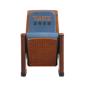 เก้าอี้หอประชุมแบบมีที่เขียนหนังสือ สีน้ำเงินกรมท่า รุ่น YA-L170A ยี่ห้อ Yachi Seat แบบพับได้ สำหรับโรงภาพยนตร์และห้องบรรยาย - Product Image 2