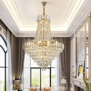 Éclairage de zèle salle de banquet lampes suspendues décoration d'hôtel grand lustre en cristal de luxe pour salon - Product Image 6