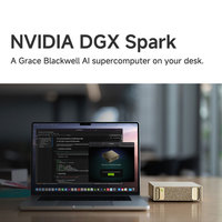 Superkomputer AI NVIDIA DGX Spark Grace Blackwell GB200 Komputer AI Berkinerja Tinggi untuk Pelatihan LLM dan GenAI