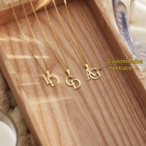 Gold Plated Fashion Fine Jewelry Stainless Steel Chain Pendant Choker <b>Custom</b> Personalized <b>Name</b> <b>Necklaces</b> for Women Birthday Gift - Product Image 5