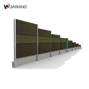 Panneaux muraux de clôture insonorisés modernes en métal pour les autoroutes et les fermes Feuilles murales à réduction du son - Product Image 4