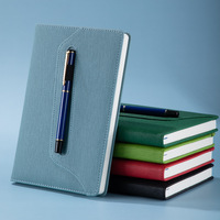 Nouveau Design A4/A5 Journal Agenda Journal avec Logo Personnalisé Agenda Planificateur Couverture en Cuir PU Cahier avec Boucle pour Stylo