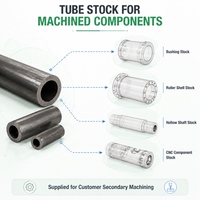 Entretoise en acier au carbone pour barres rondes, chanfreinage et ébavurage personnalisés des extrémités de barres en acier, fournisseur direct d'usine OEM