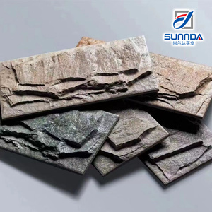 Sunnda Tấm Đá Phiến Gỗ Veneer Phật Sơn Đá Tự Nhiên Gạch Ốp Tường Ngoại Thất Mộc Mạc Chất Lượng Trung Bình Cho Biệt Thự Cổ Điển - Product Image 4