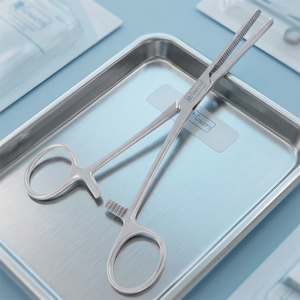 Pinza Hemostática Quirúrgica Personalizada 2026 de 14 cm, Instrumento Manual de Acero Inoxidable para Hemostasia, Clase I, Certificación CE - Product Image 4