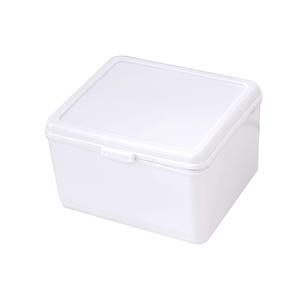 Caja de almacenamiento rectangular blanca 2020 con tapa para organizar tarjetas, diarios, artículos de papelería, a prueba de polvo, tipo vertical - Product Image 1