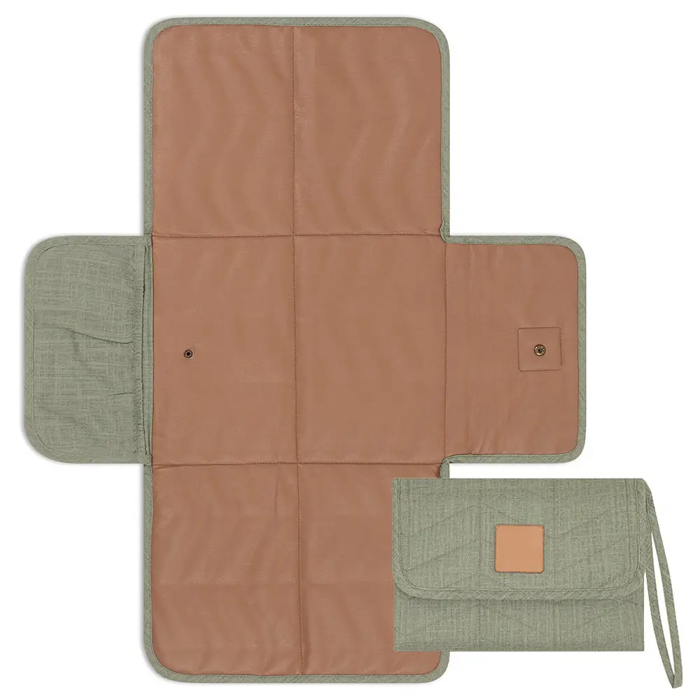 간단한 디자인 접이식 기저귀 가방 변경 매트 휴대용 기저귀 변경 패드 아기