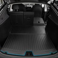 Tapis de sol Tesla Model Y 2025 2026 toutes saisons, ensemble de 9 pièces en TPE, accessoires Model Y, tapis de coffre, protection de siège, doublure de coffre
