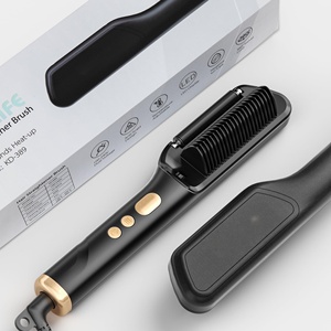 แปรงยืดผมไฟฟ้า เซรามิค ปรับอุณหภูมิได้ 30W KD-389 ดูแลเส้นผมด้วยประจุลบ - Product Image 1