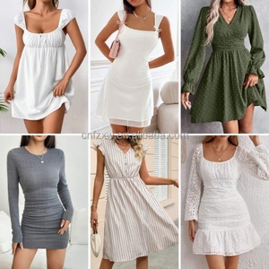 Robes en coton haut de gamme en gros, stock de vêtements d'occasion mixtes - Product Image 4