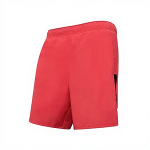 Short de sport décontracté pour homme, séchage rapide, respirant, avec cordon de serrage, en polyester uni, grande taille, personnalisable avec logo OEM, idéal pour la gym et la course à pied, collection 2026 - Product Image 1